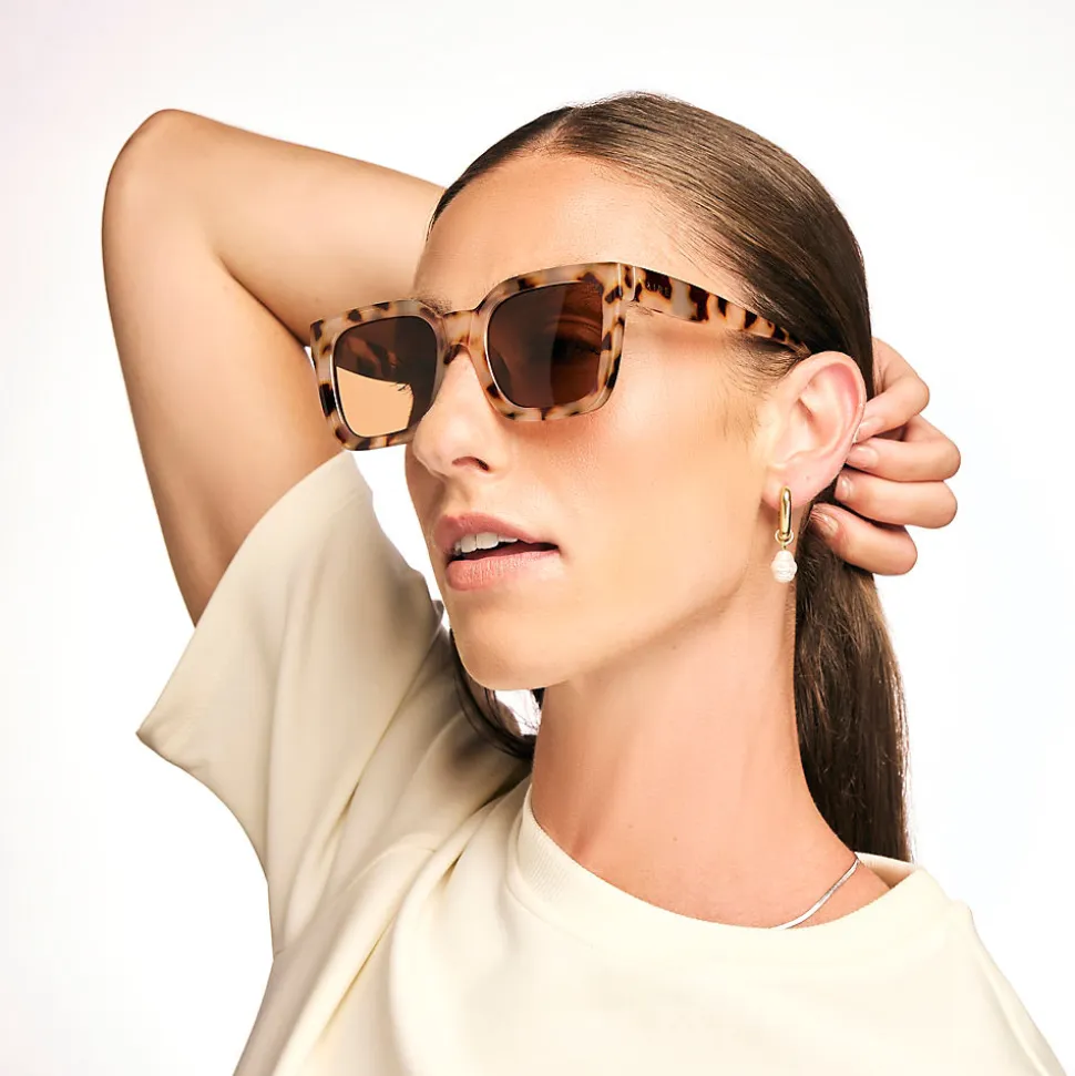 ABSTRACTION Sonnenbrille mit gemustertem Rahmen