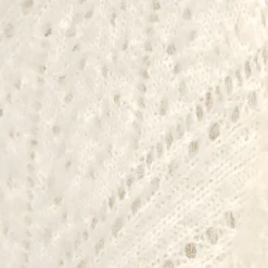 Ajourpullover aus Wimperngarn für Damen