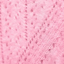 Ajourpullover aus Wimperngarn für Damen