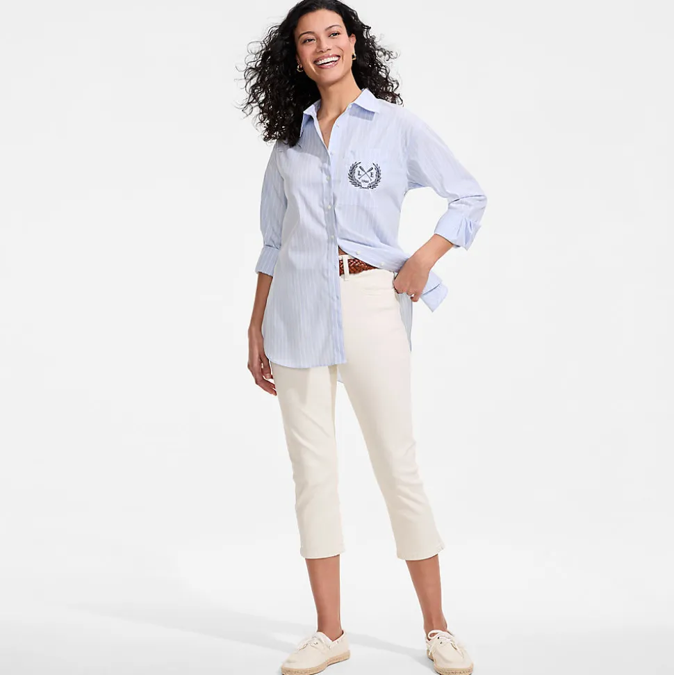 All-Day CoolMax Capri-Jeans für Damen