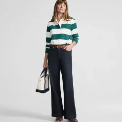 All-Day CoolMax Jeans Mid Waist mit weitem Bein