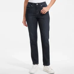 All-Day CoolMax Straight Fit Jeans Mid Waist