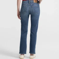 All-Day CoolMax Straight Fit Jeans Mid Waist