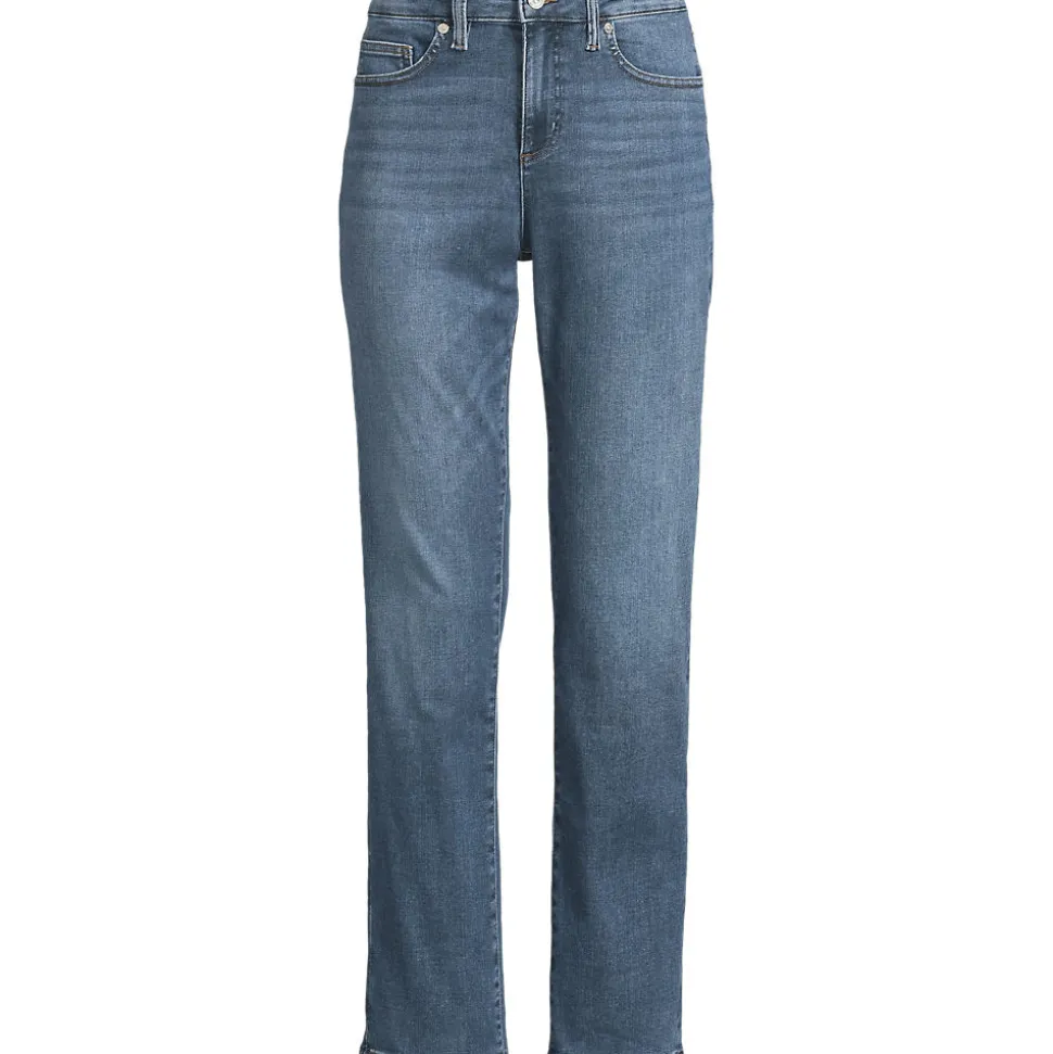 All-Day CoolMax Straight Fit Jeans Mid Waist