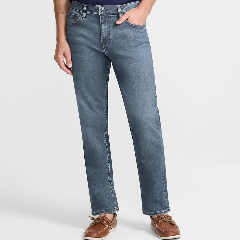All-Day CoolMax Straight Fit Stretch-Jeans