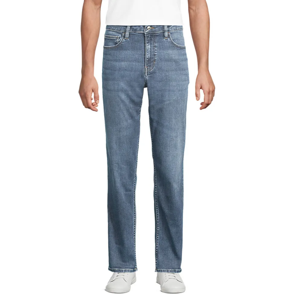 All-Day CoolMax Straight Fit Stretch-Jeans