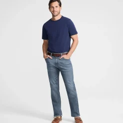 All-Day CoolMax Straight Fit Stretch-Jeans