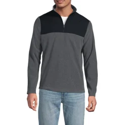 Anyweather Colorblock Fleece-Pullover mit Reißverschluss für Herren