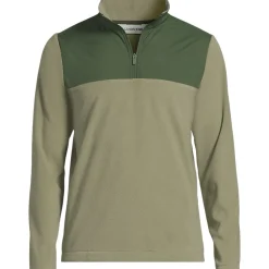 Anyweather Colorblock Fleece-Pullover mit Reißverschluss für Herren