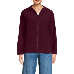 Anyweather Fleece-Jacke mit Kapuze für Damen