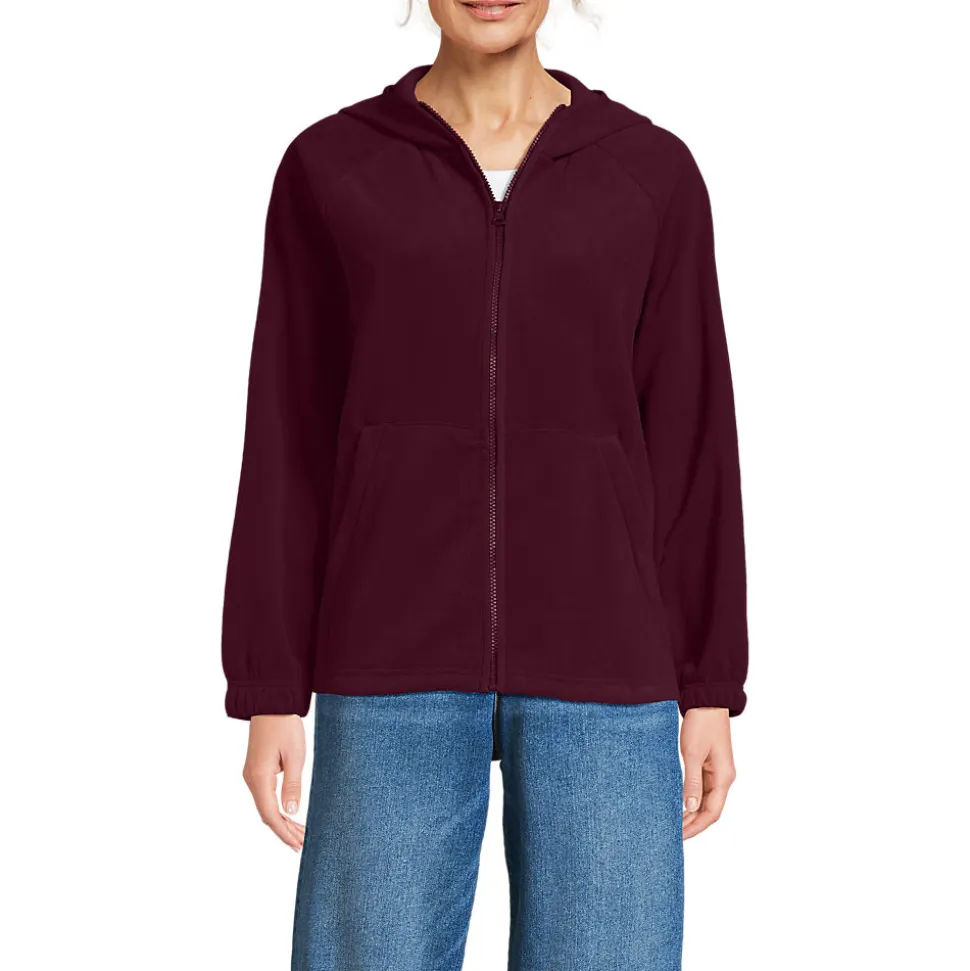 Anyweather Fleece-Jacke mit Kapuze für Damen