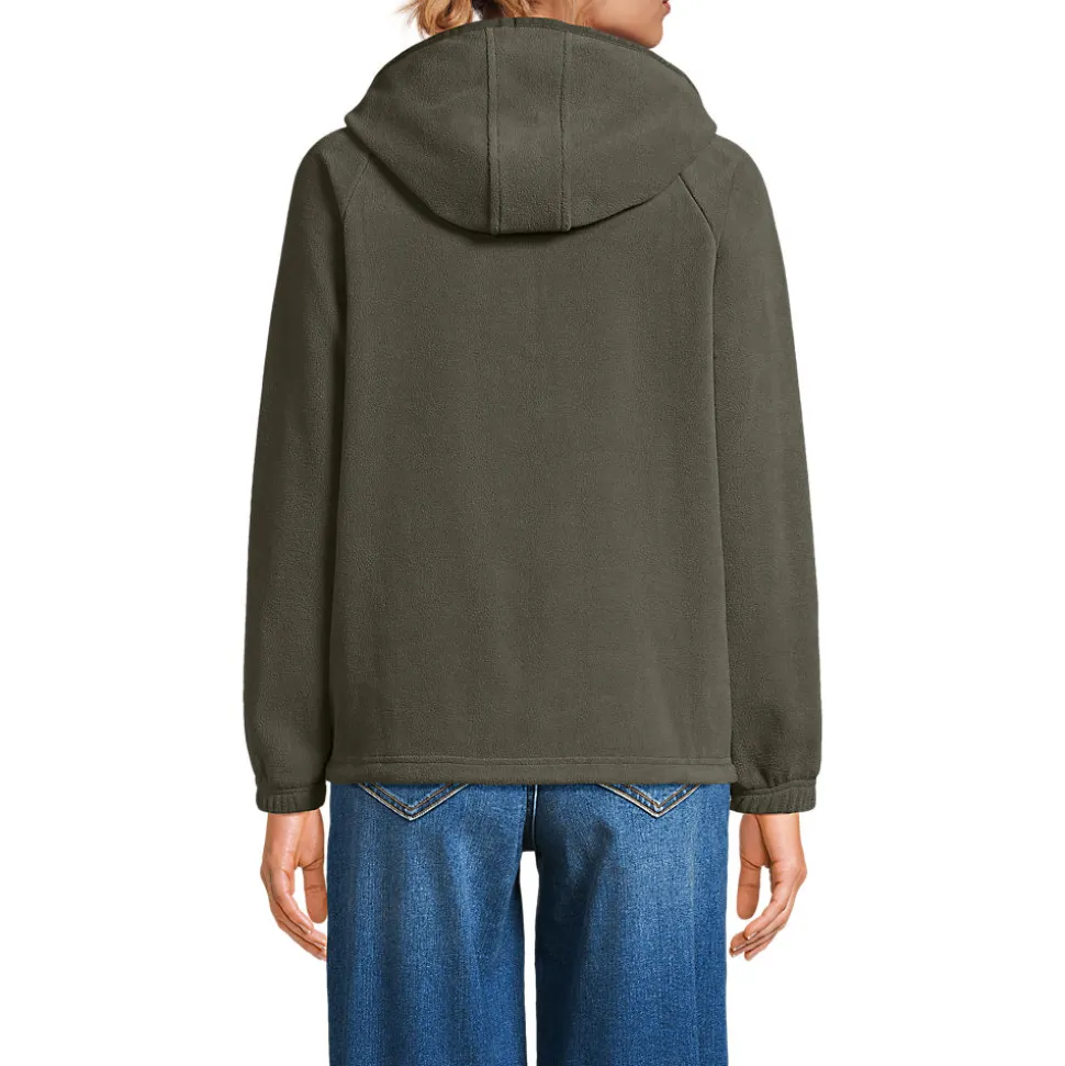 Anyweather Fleece-Jacke mit Kapuze für Damen