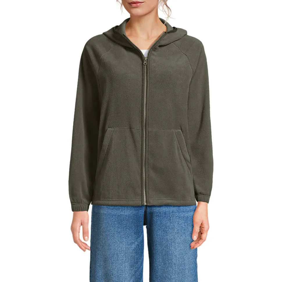 Anyweather Fleece-Jacke mit Kapuze für Damen