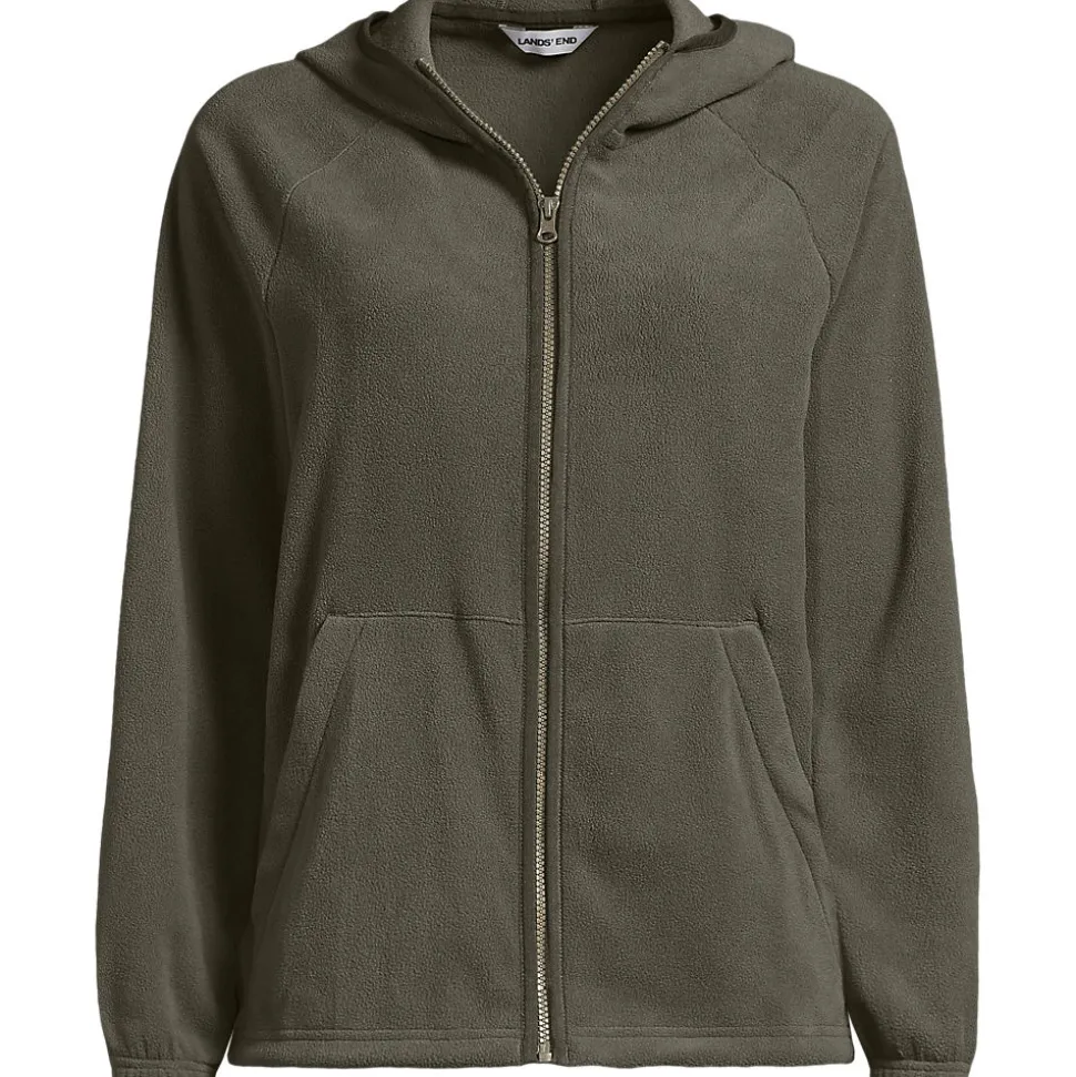 Anyweather Fleece-Jacke mit Kapuze für Damen
