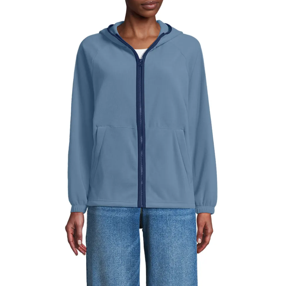 Anyweather Fleece-Jacke mit Kapuze für Damen