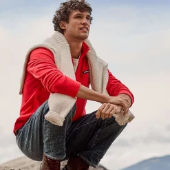 Anyweather Fleece-Pullover mit Reißverschluss
