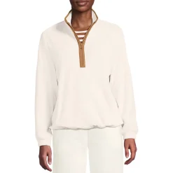 Anyweather Fleece-Pullover mit Reißverschluss für Damen