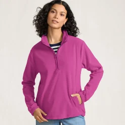 Anyweather Fleece-Pullover mit Reißverschluss für Damen