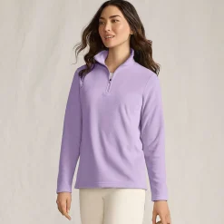 Anyweather Fleece-Pullover mit Reißverschluss für Damen