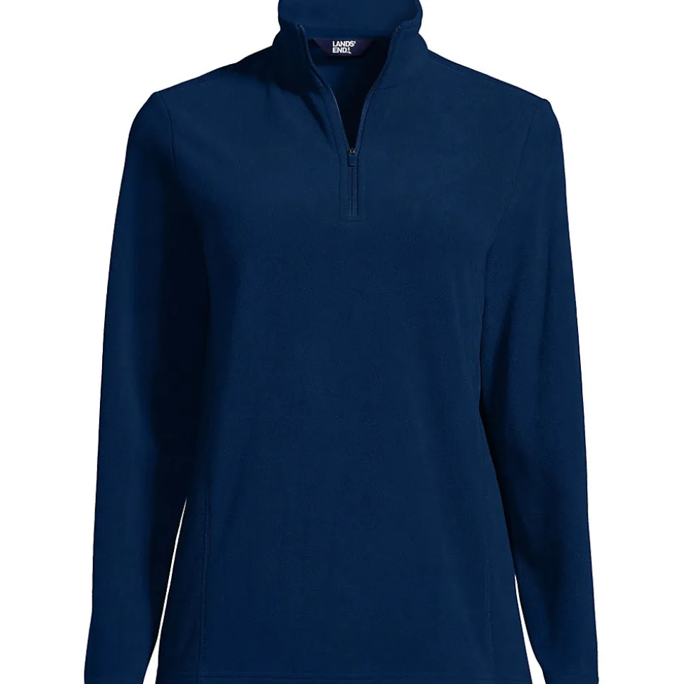 Anyweather Fleece-Pullover mit Reißverschluss für Damen in Plus-Größe