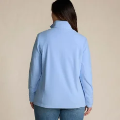 Anyweather Fleece-Pullover mit Reißverschluss für Damen