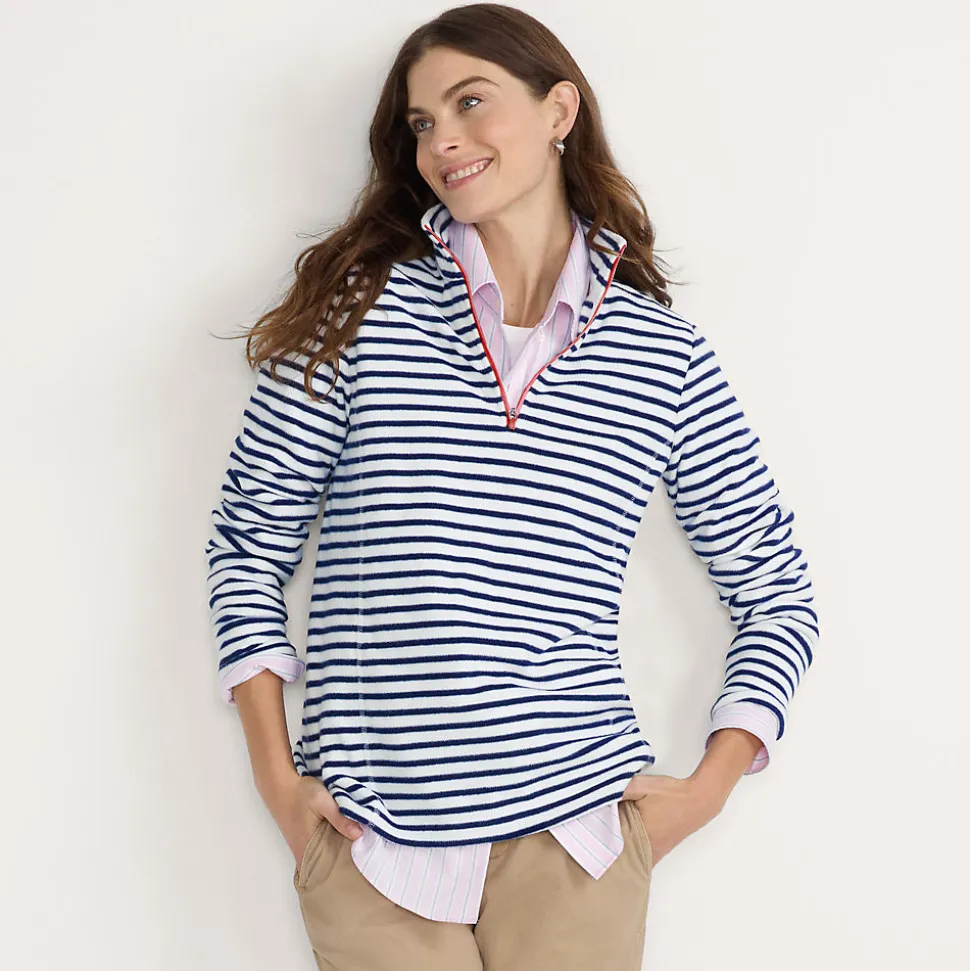 Anyweather Fleece-Pullover mit Reißverschluss für Damen