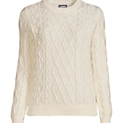 Aran-Rundhalspullover DRIFTER für Damen