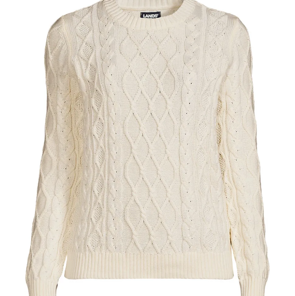 Aran-Rundhalspullover DRIFTER für Damen
