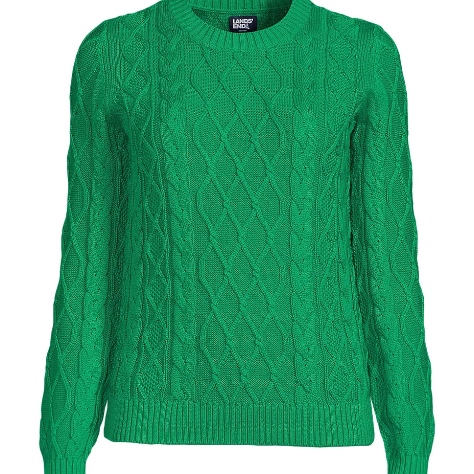 Aran-Rundhalspullover DRIFTER für Damen