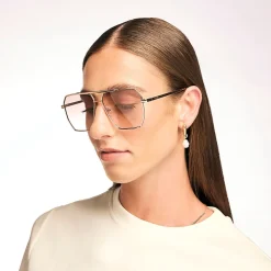 ASTEROID Sonnenbrille im Oversize Piloten-Stil für Damen