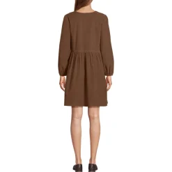 Ausgestelltes Feincordkleid für Damen