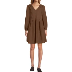 Ausgestelltes Feincordkleid für Damen