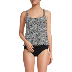 Badeanzug in Tankini-Optik, leicht figurstraffend für Damen