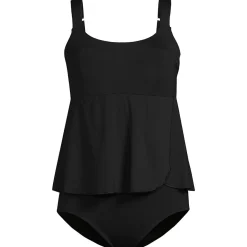 Badeanzug in Tankini-Optik, leicht figurstraffend für Damen