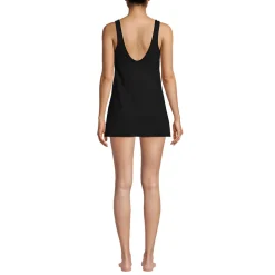Badekleid mit rundem Ausschnitt