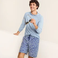 Badeshorts mit Hydroliner für Herren, 23 cm