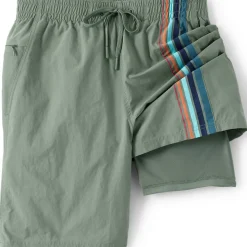 Badeshorts mit Hydroliner für Herren, 23 cm
