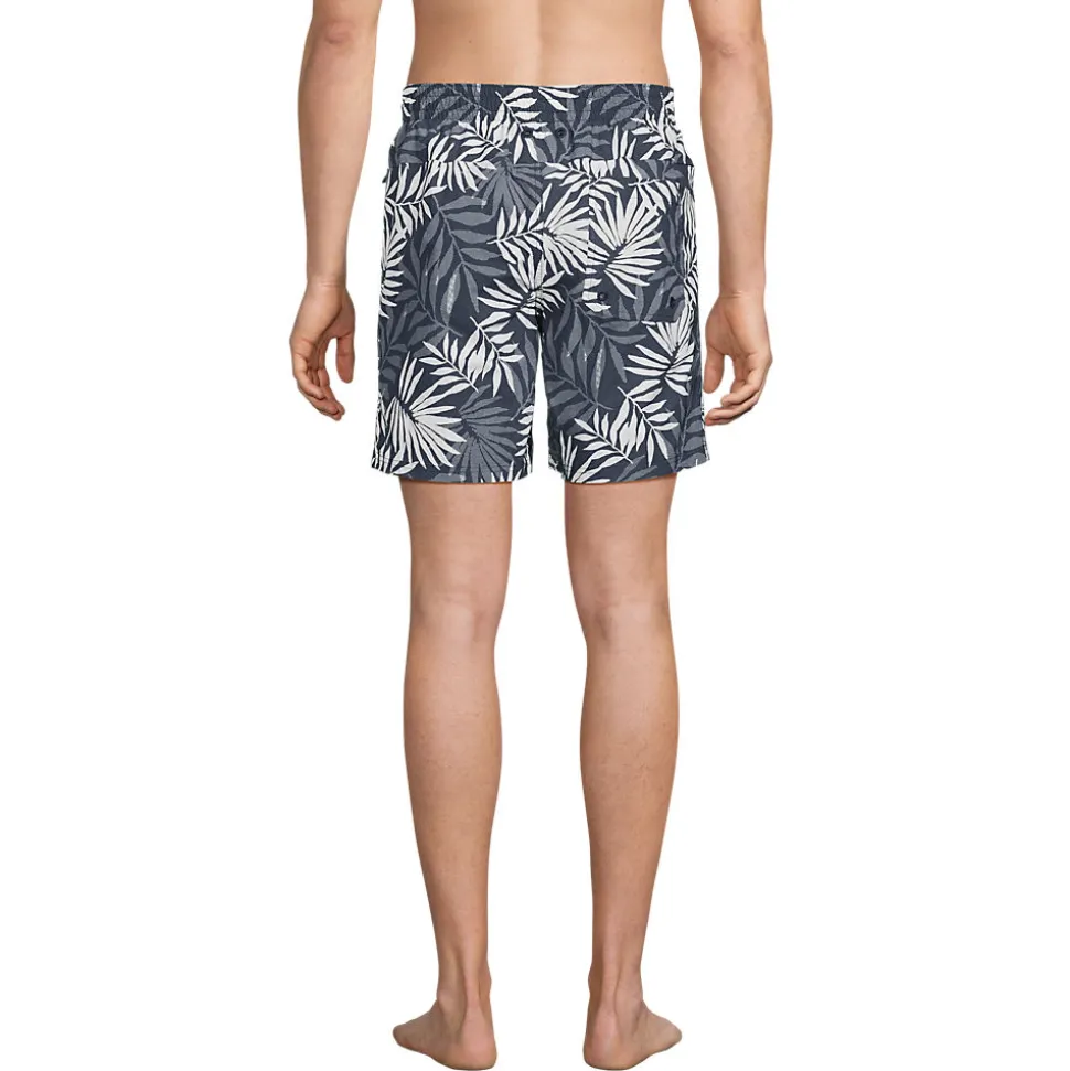 Badeshorts mit Hydroliner für Herren, 18 cm