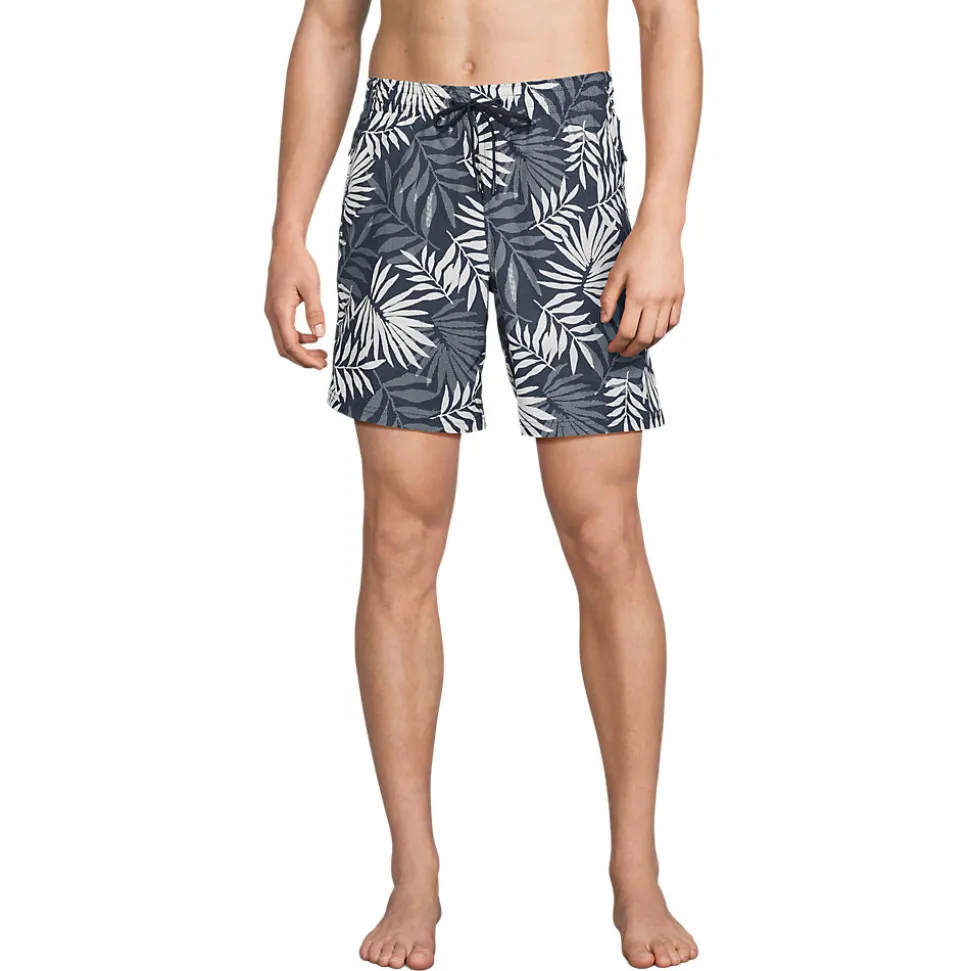 Badeshorts mit Hydroliner für Herren, 18 cm