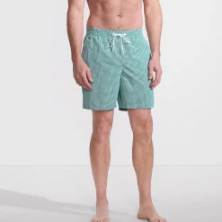 Badeshorts mit Hydroliner für Herren, 18 cm