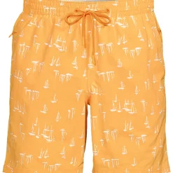 Badeshorts mit Hydroliner für Herren, 18 cm