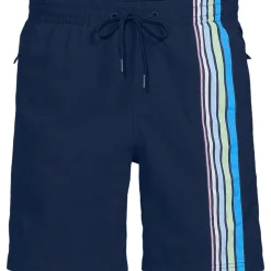 Badeshorts mit Hydroliner für Herren, 18 cm