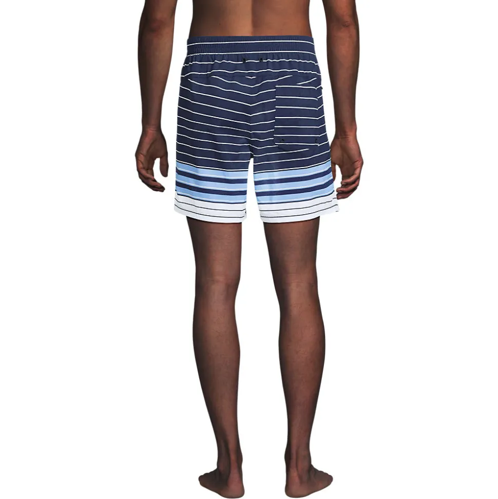 Badeshorts mit Hydroliner für Herren, 18 cm
