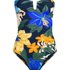 Bandeau-Badeanzug Slender für Damen