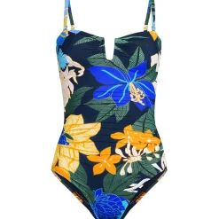 Bandeau-Badeanzug Slender für Damen