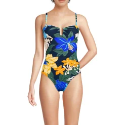 Bandeau-Badeanzug Slender für Damen