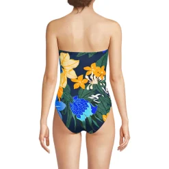 Bandeau-Badeanzug Slender für Damen