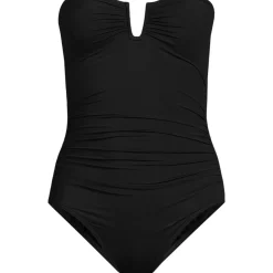 Bandeau-Badeanzug Slender für Damen