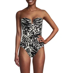 Bandeau-Badeanzug Slender für Damen