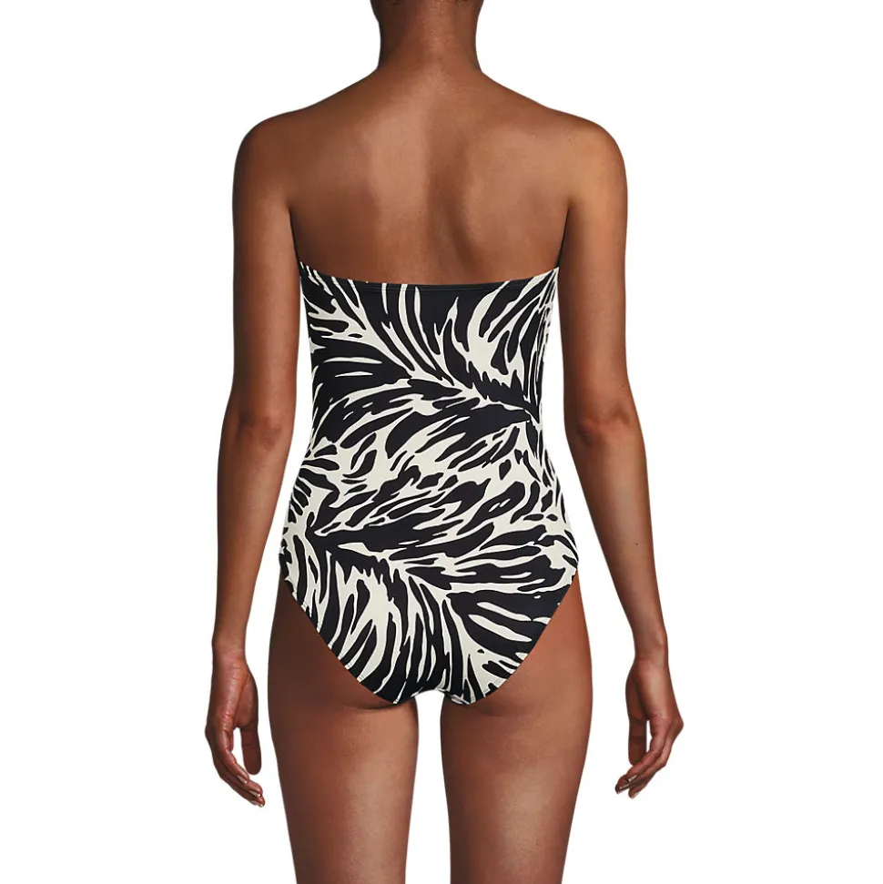 Bandeau-Badeanzug Slender für Damen